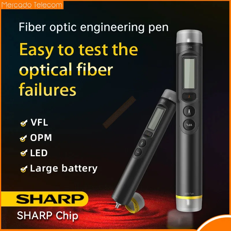 

OFW 3in1 Fiber Optic Tester 20/30mW Visual Fault Locator Optical Power Meter OPM VFL