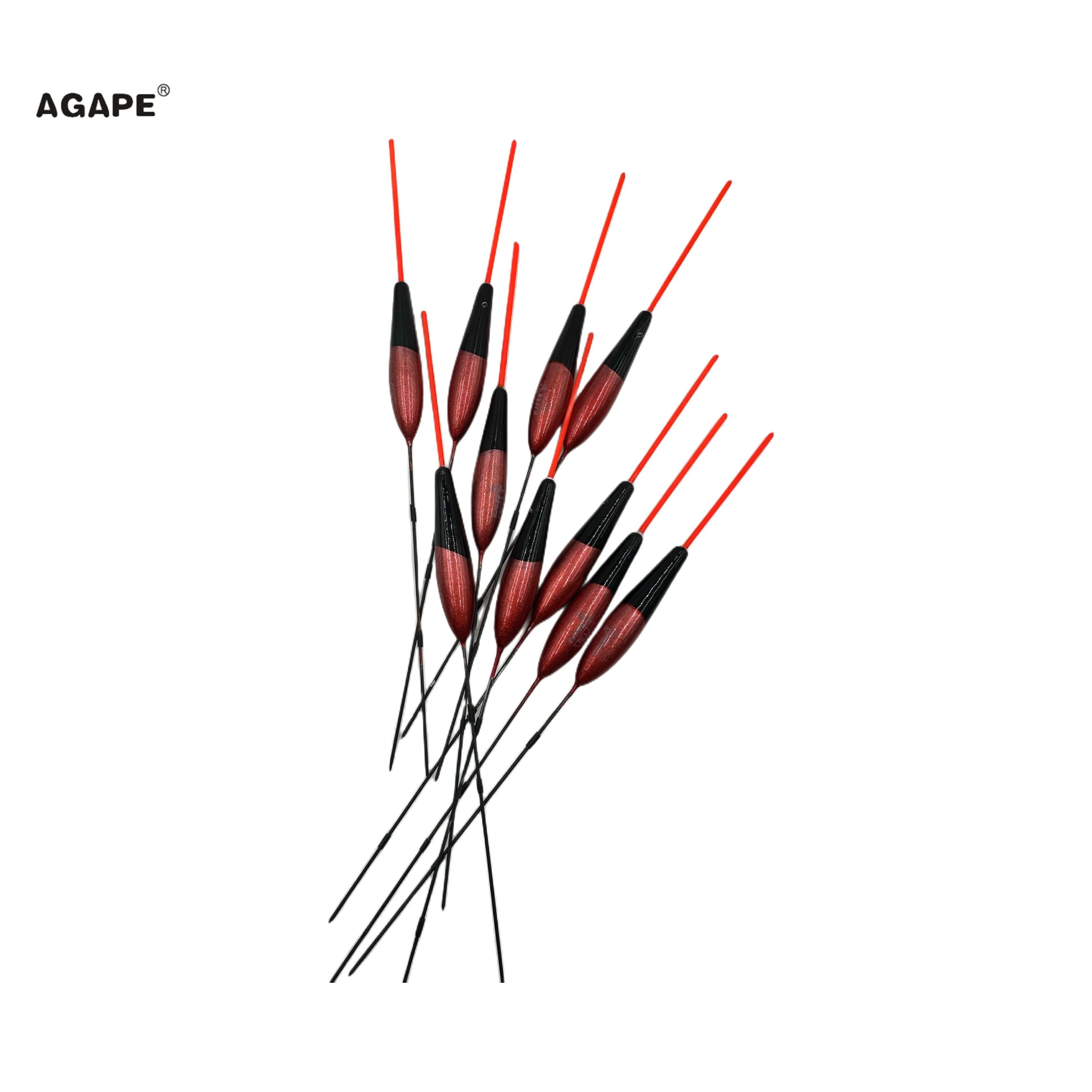 Agape 10 sztuk/partia wędkarskie spławiki karpiowe fluktuator 1g boje Balsa drewniane patyczki akcesoria Wedkarstwo Wyprzed26212
