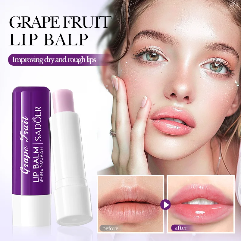 Frucht-Lippenbalsam Feuchtigkeitsspendend Nicht-klebrig Anti-Rissbildung Lippenmaske Vaseline Lippenbalsam für Lippenpflege