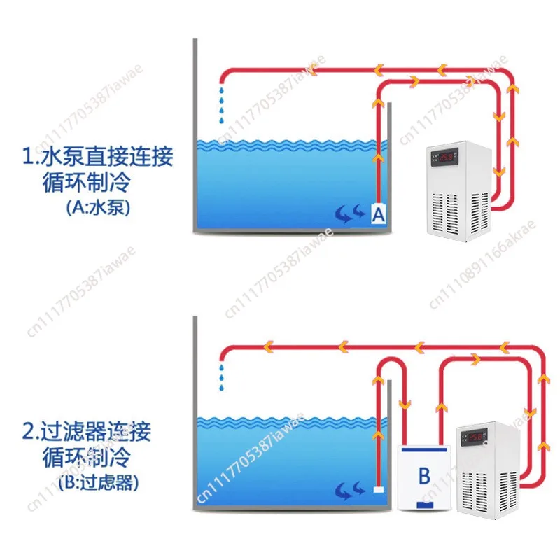Household fish tank chiller Small constant temperature coral aquarium semiconductor electronic refrigerator