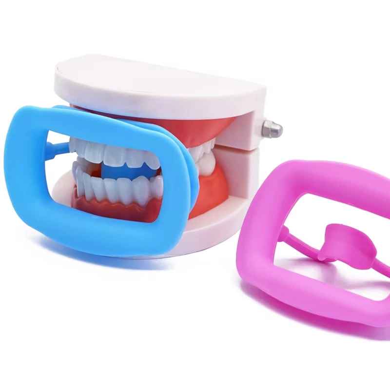 10pcs Soft Silicone Mouth Opener Dental Cheek Lip Retractor Tongue Guard Reusable for Teeth Whitening Treatment