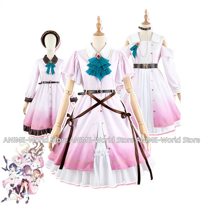 

Lovelive HASU NO SORA JOGAKUIN School Cosplay Costume Dream Believers Dress Party Suit Halloween Anime Clothing Custom Made