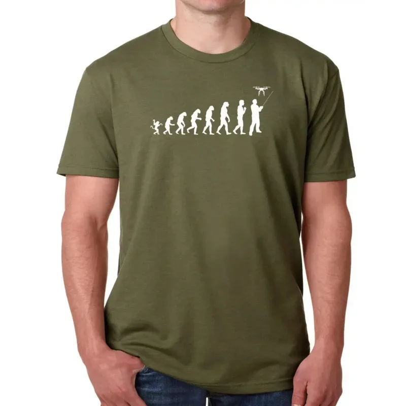 EVOLUTION DRONE PILOT funny uav quadcopter phantom plane aviation tee T-Shirt