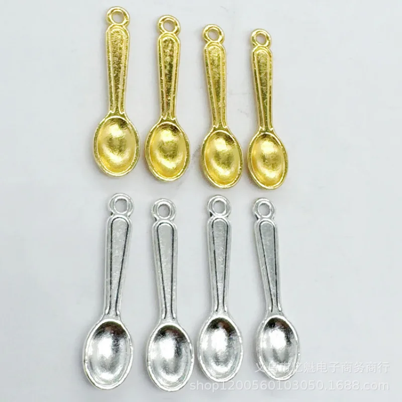 Factory Direct Sales 100Pieces Factory direct sales Doll House DIYFood and Play Small Size Mini Small Spoon Fork Toy Tableware