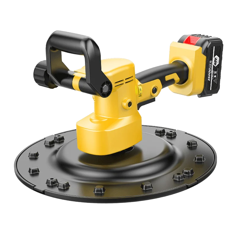 Lijadora orbital eléctrica portátil, fácil de operar, máquina de enyesado de cemento manual de grado DIY para pulido suave de suelos