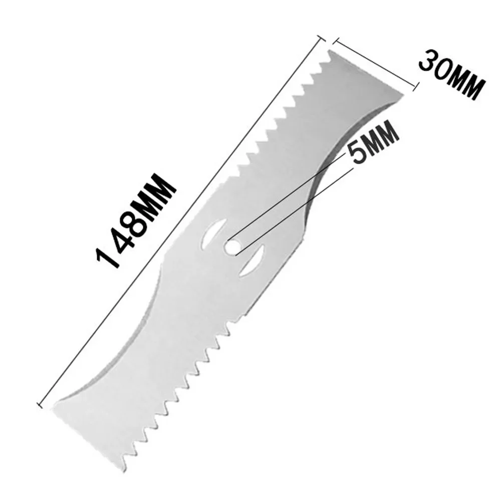 150mm Arc Shaped Toothed Blade Universal Fit for Small Lithium Battery Lawn Mowers Trimmers Garden Cutting Machine Tools