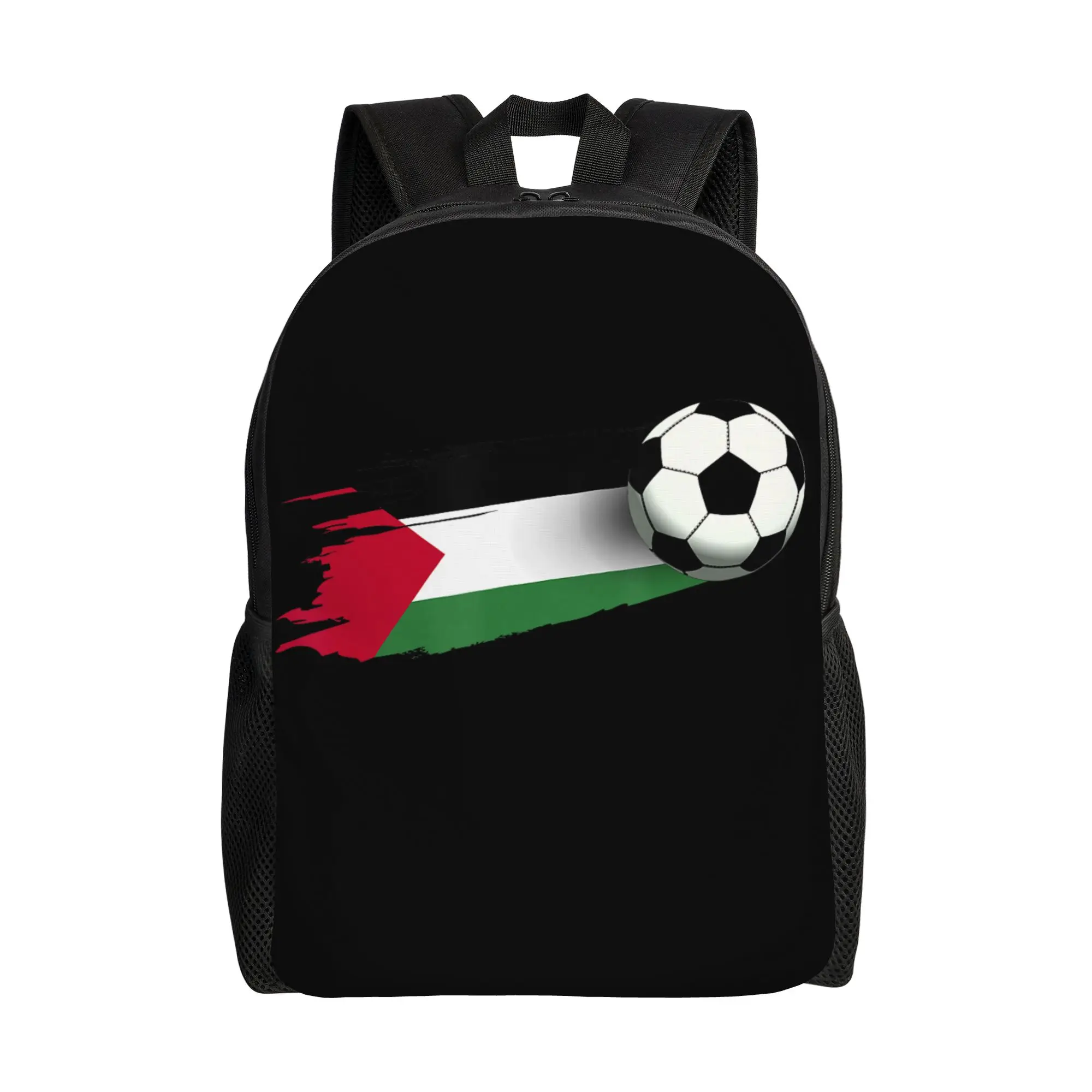 

Palestinian Flag Palestine Backpack Youth Durable Backpacks Polyester Casual High School Bags Camping High Quality Rucksack