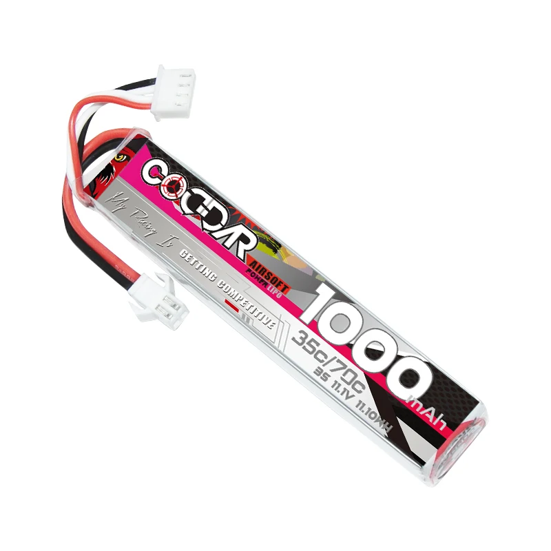 CODDAR 11.1 فولت 3S 1000 مللي أمبير بطارية ليبو مع T/XT30/XT60/SM/Tamiya التوصيل ل Airsoft BB مسدس الهواء ألعاب كهربائية أجزاء البنادق