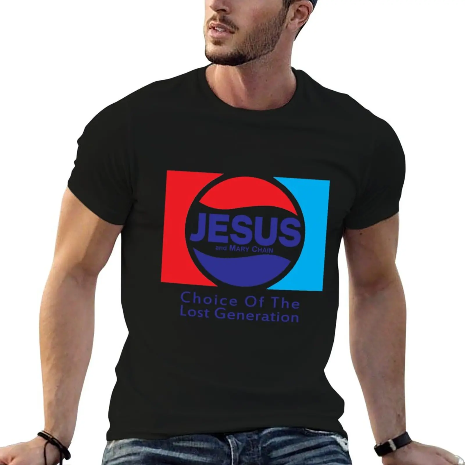 

Jesus And Mary Chain - The Choice Long Sleeve T-Shirt blue archive shirts graphic tees mens shirts graphic tee