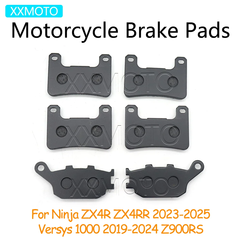 

For Kawasaki Z900RS Z 900RS Ninja ZX4RR ZX 4R 4RR Versys1000 Versys 1000 Motorcycle Front Rear Brake Pads ZX4R Accessories