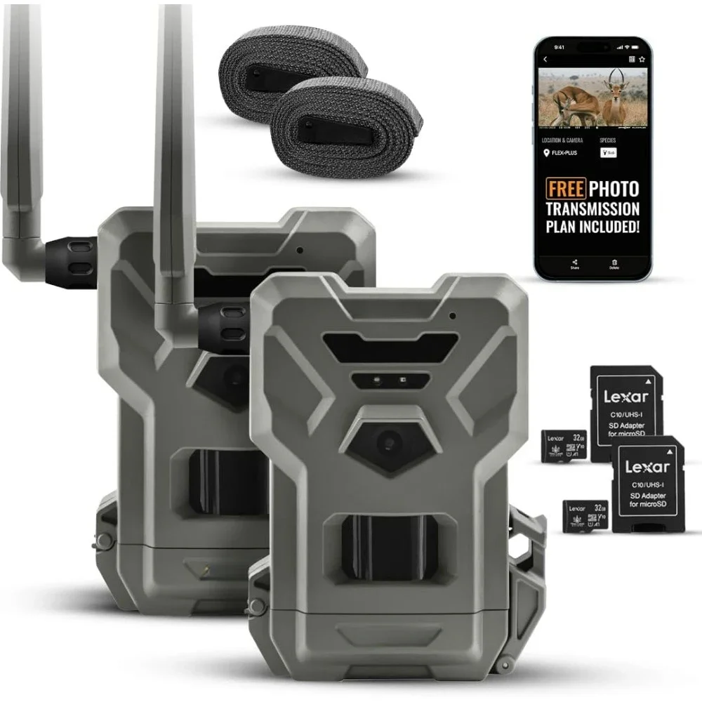 Flex-M Cellular Trail Camera Hunting Accessories GPS-Enabled Night Vision Dual-Sim LTE Connectivity IP65 Waterproof Hunt Cameras