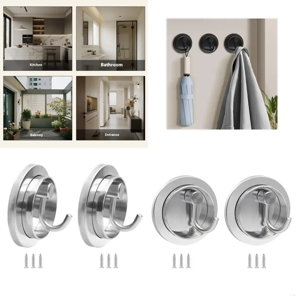 M7DA 2PCS SCRATCH PRINCT TRAND FIRM Firm Metal Enterway Wall Accessories