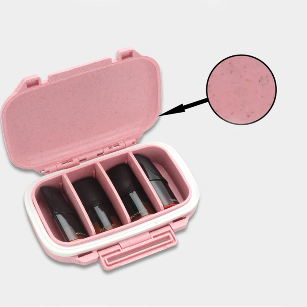 

2pcs Pill Box Medicine Storage Container Case Simple Travel Jewelry ganizer Mini Health Pill Storage Container Care
