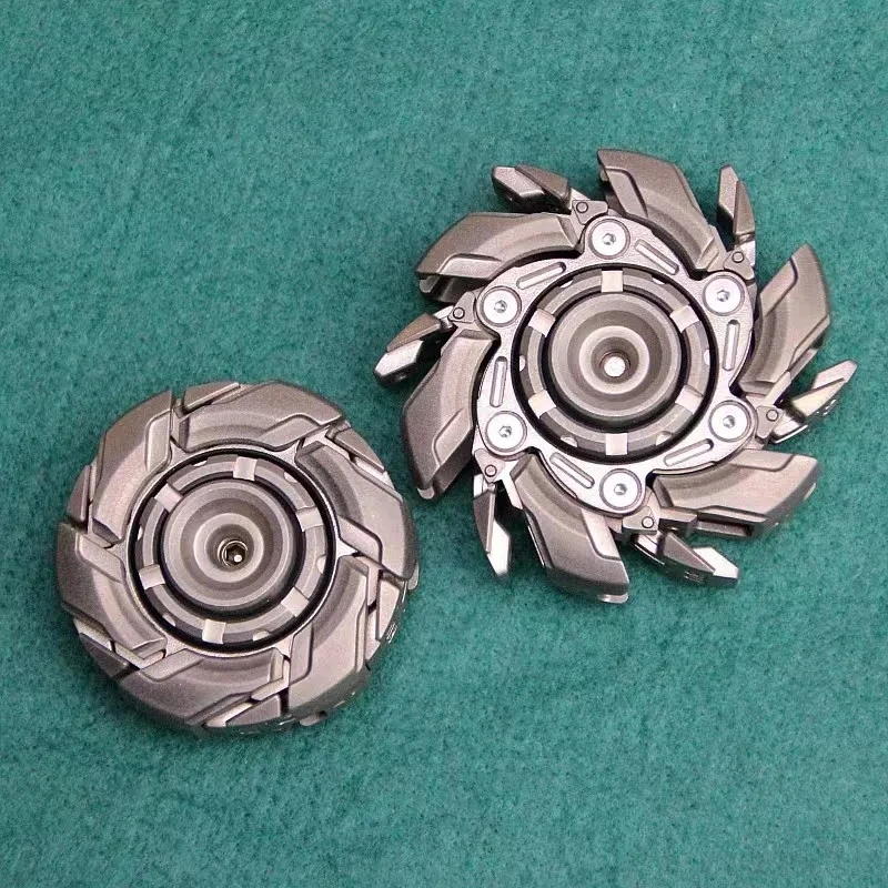 EDC Deformation Mecha Fidget Spinner Metal Stainless Steel Anxiety Stress Relief Fingertip Gyro Decompression Office Desk Toy