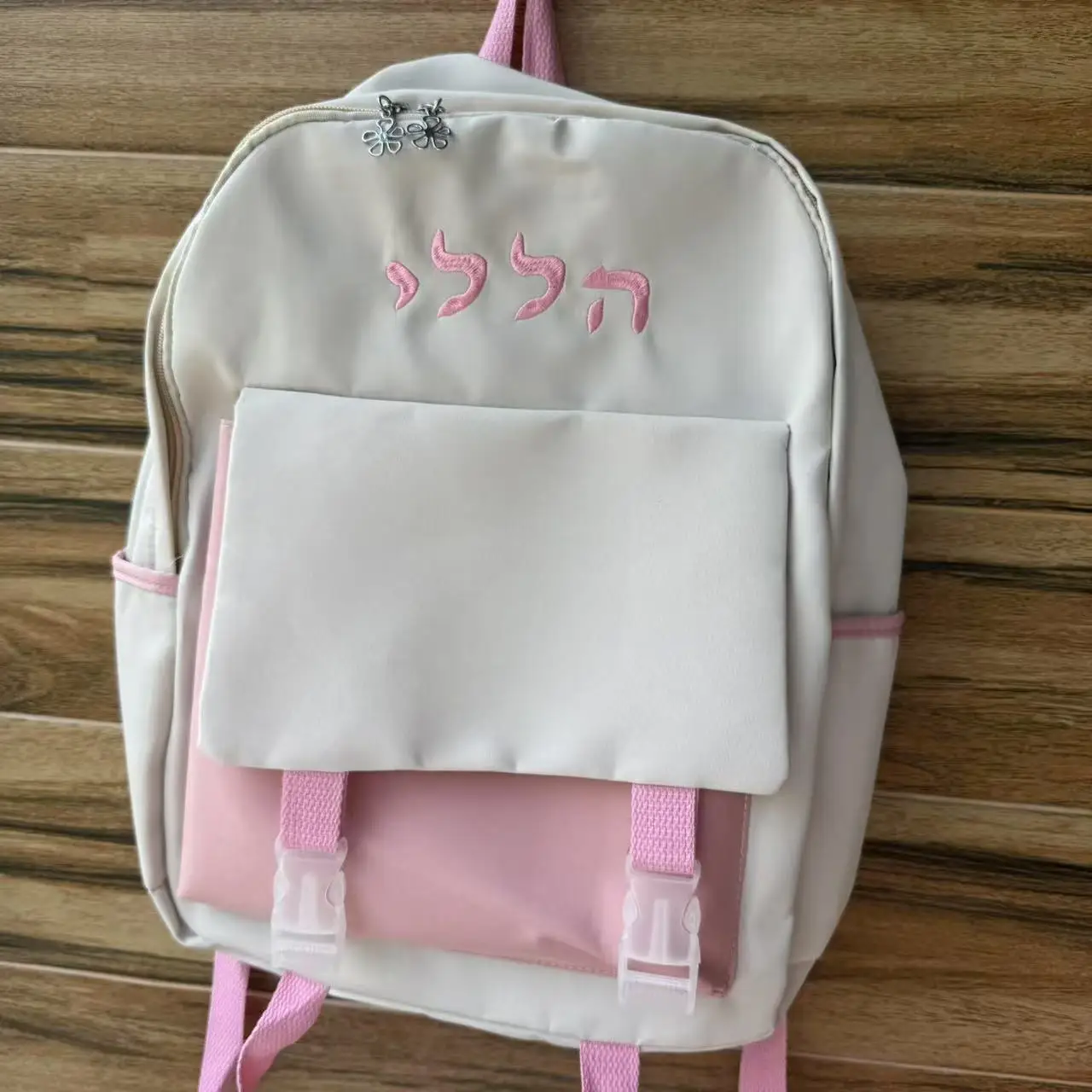 

Customized New School Bags Personalized Name Embroidery Large Capacity Nylon Student Backpack Adult Children Travelling Bags