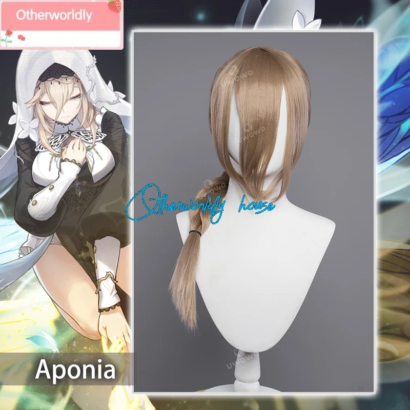 

Парик для косплея Aponia из игры Honkai Impact 3 Aponia, термостойкий, длинный, из льна, 70 см