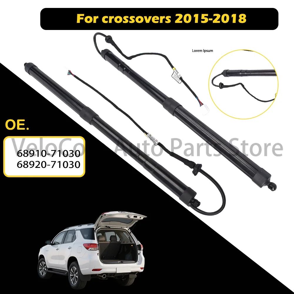 1pc or 2pcs Long-Lasting Electric Tailgate Gas Strut, OEM-Compatible For 15-18 Crossovers 68910-71030 68920-71030