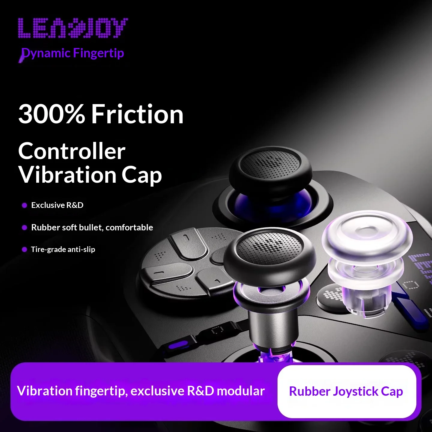 Accesorios Oficiales Leadjoy Xeno Plus para Control de Videojuegos, Joystick Especial, Dynamic Hat No.1 No.2, Set para una Experiencia de Juego Mejorada