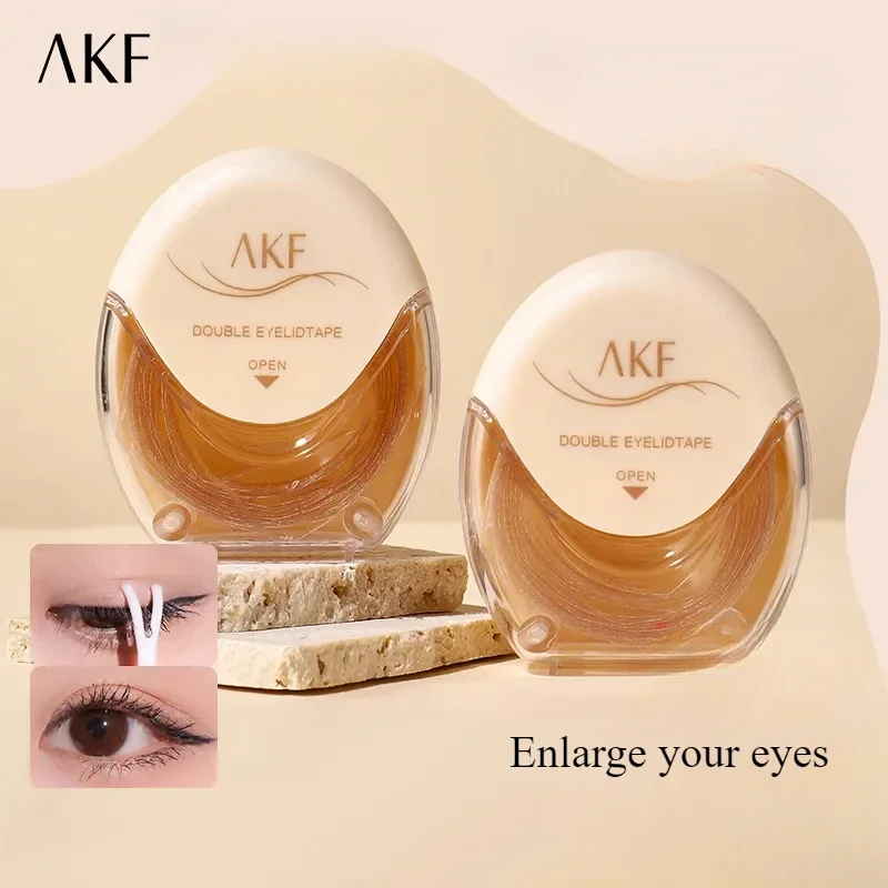 AKF Double Eyelid Patch Invisible Natural Without Trace Durable Eyelid Tape Eyelid Lifter Strips Makeup Tools