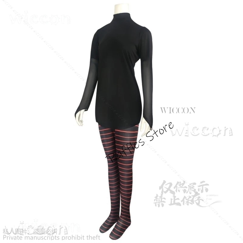 Anime Movie Mavis Dracula Costume Cosplay Transformania Vestito Uniforme Calza Vestito di Carnevale di Halloween Per Le Donne Protesi da Vampiro