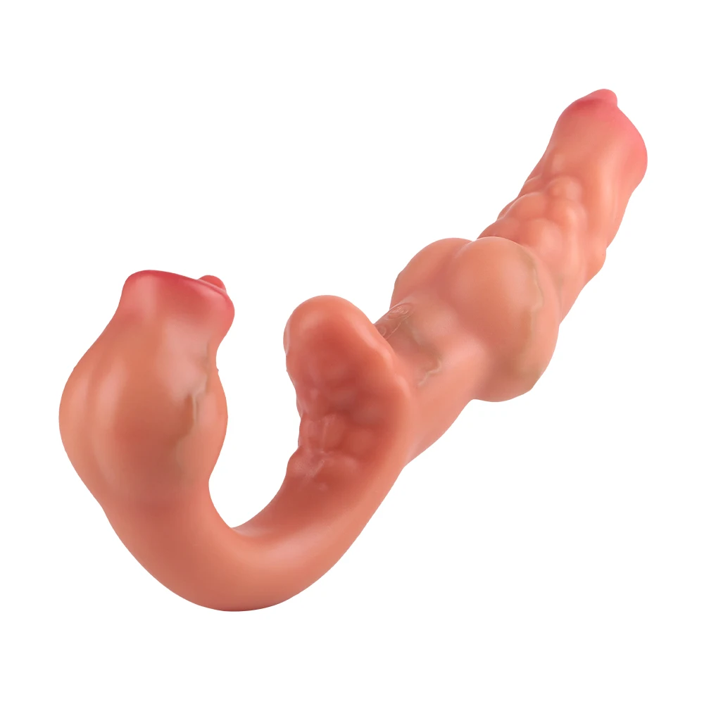 ANOSX المزدوج رئيس تهتز دسار حزام على بعقب المكونات لينة سيليكون المكونات الشرج قضبان اصطناعية واقعية مثليه اختراق لعبة الجنس النساء