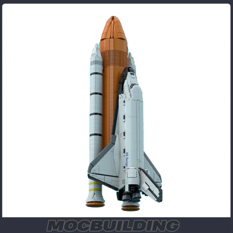 Juego de módulos de actualización de Space Shuttle Discovery, Serie de diseño creativo, ensamblaje MOC, bloques de construcción, modelo, rompecabezas, juguetes, nave espacial para