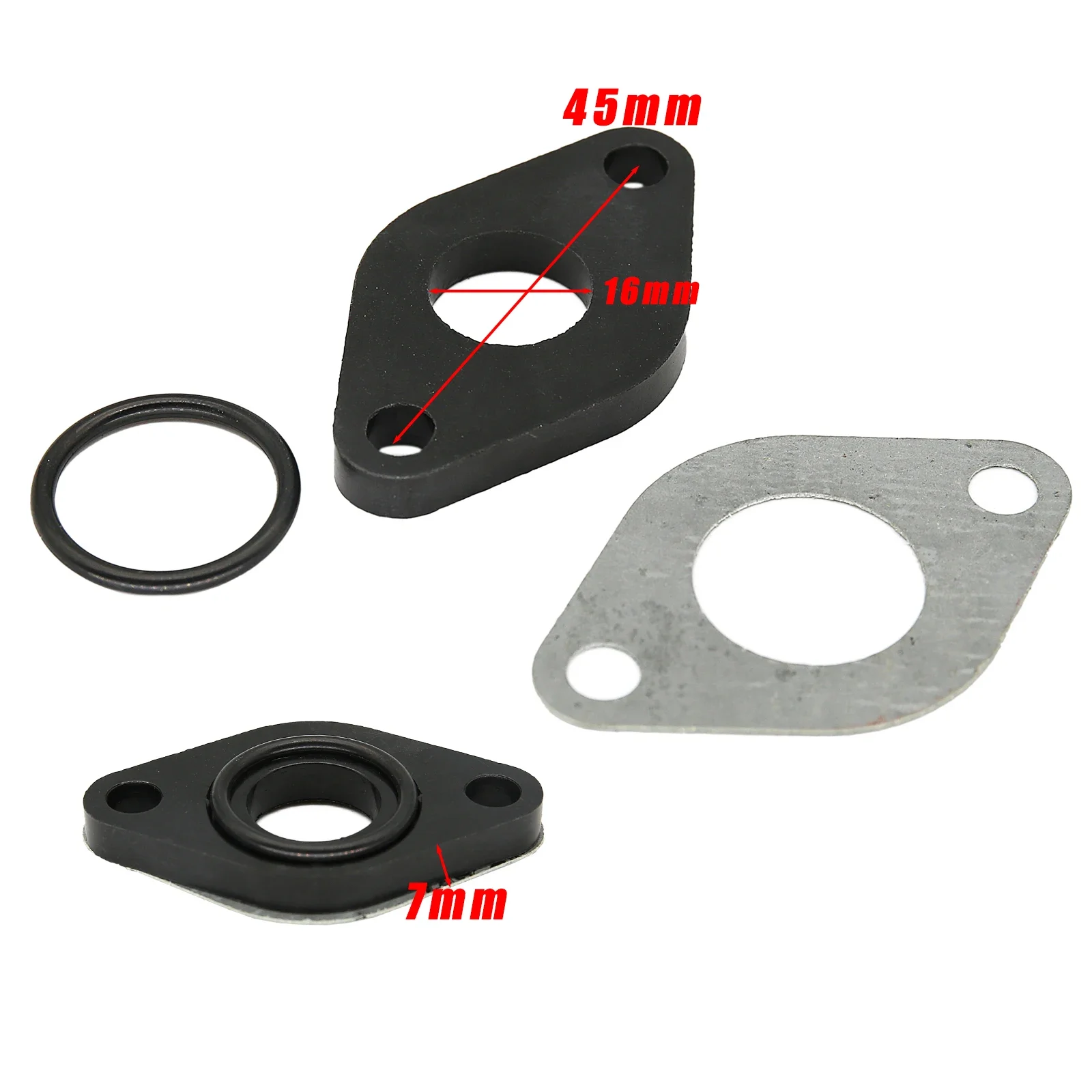 Motorcycle Carburetor Carb Manifold Intake Gasket For GY6 139QMB 50CC TAOTAO SUNL ROKETA PARTS Pit Dirt Bike