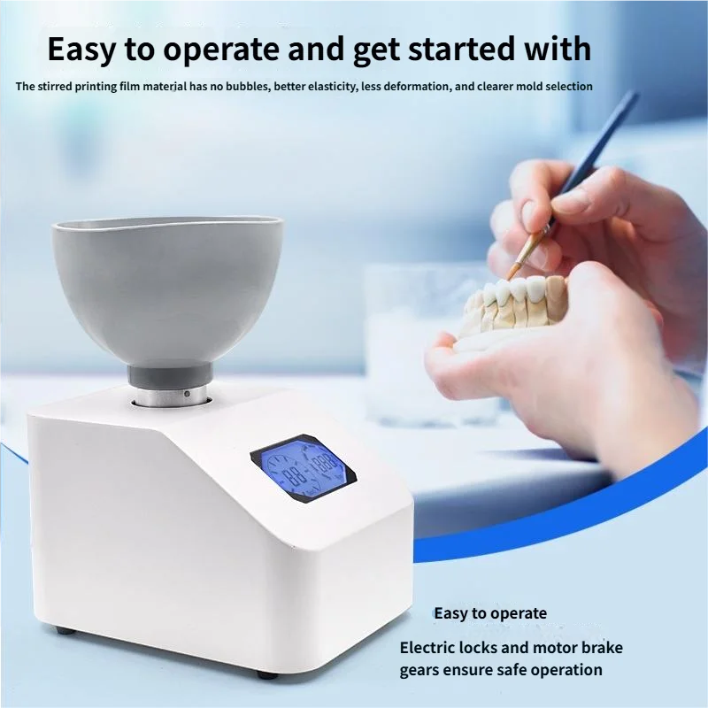 Dental Impression Material Grinding Mixer Alginate Material Blender Alginate Automatic Mixer Dentist Lab Equipment