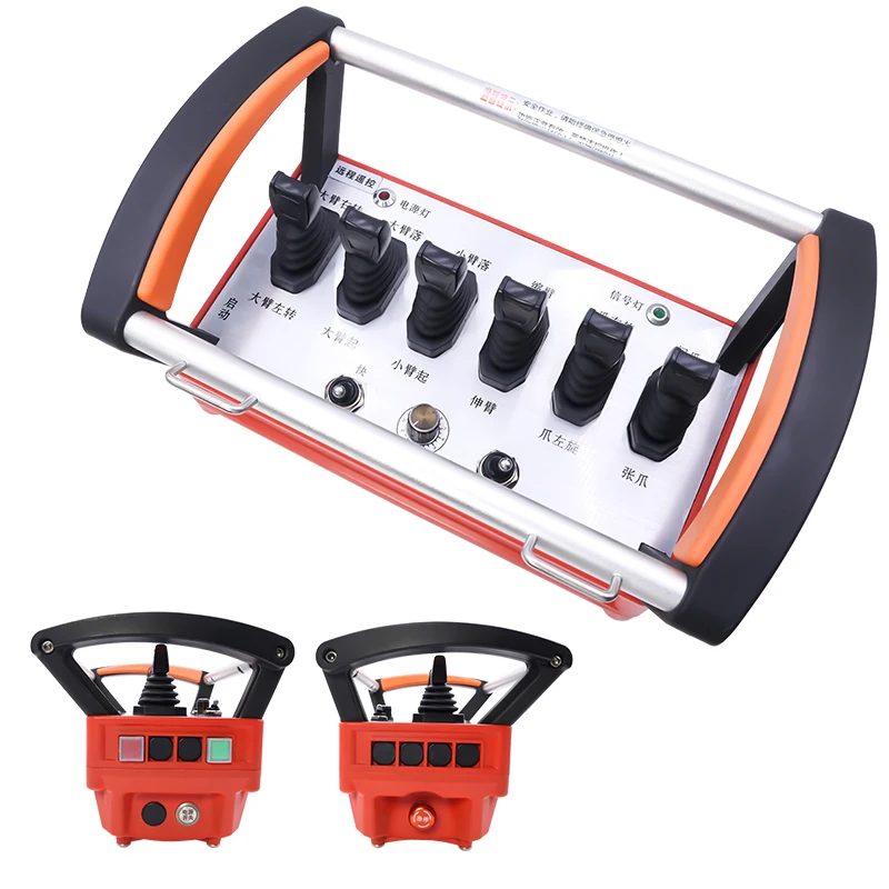Wholesale Anti-shock 6 Joystick Truck Crane Hydraulic Proportional Industrial Wireless Motor Remote Control