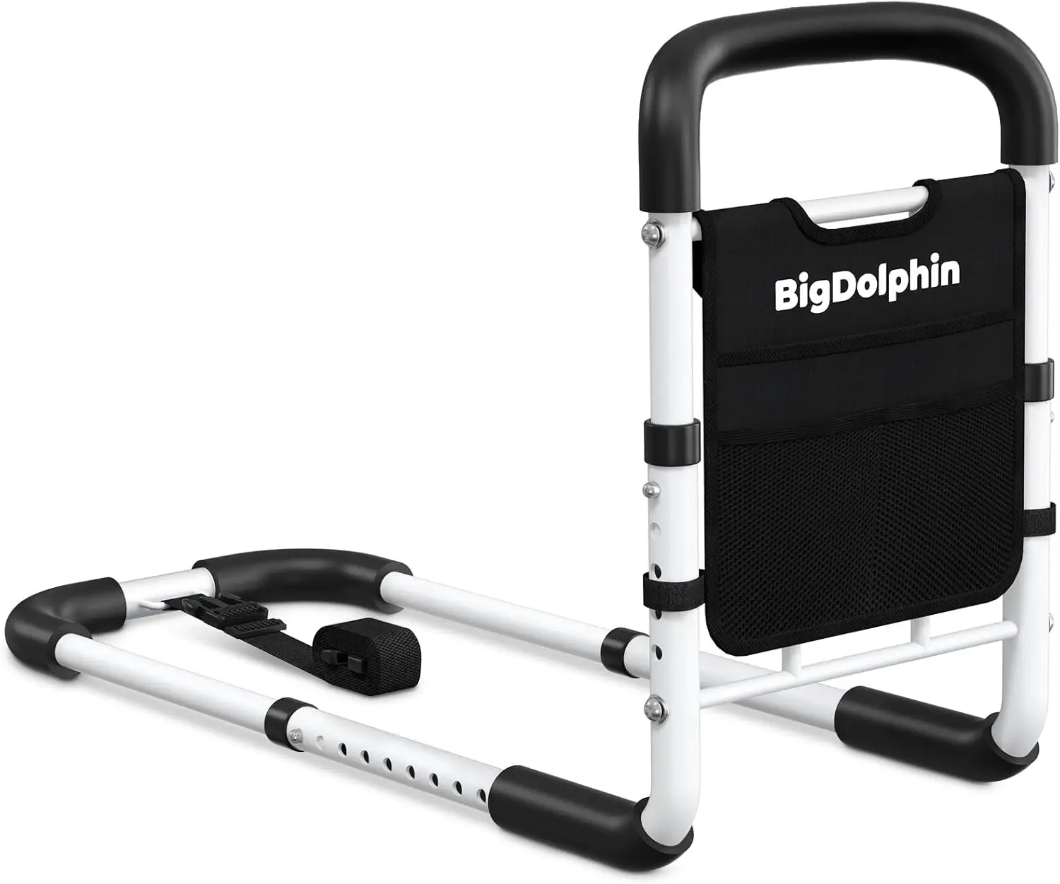 

Регулируемый защитный поручень для кровати для пожилых людей - одобрен ASTM, выдерживает нагрузку до 350 фунтов, установка без инструментов