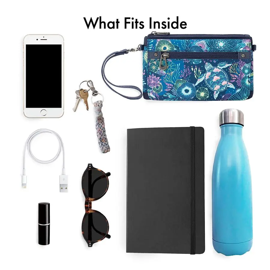 Sak Geo Sling Backpack in Leather, Convertible Design, Maritime