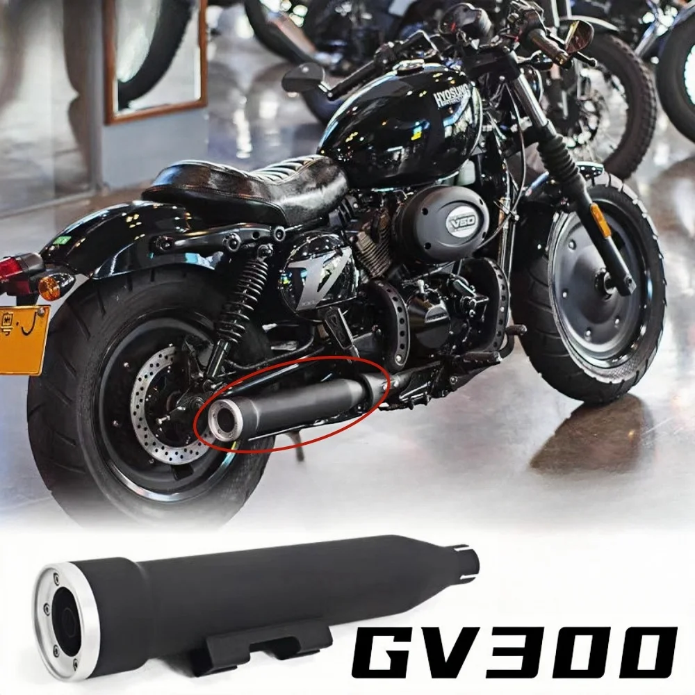 Motorcycle Exhaust Pipe Customized for Gv300S Motorcycle Exhaust Silencer Muffler Accessories