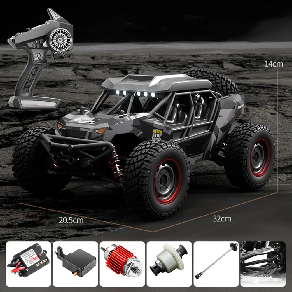 Remote Control Truck High Speed 4WD Off-Road Vehicle Toys Electric Racing Car Model Birthday Gift For Boys And Girls