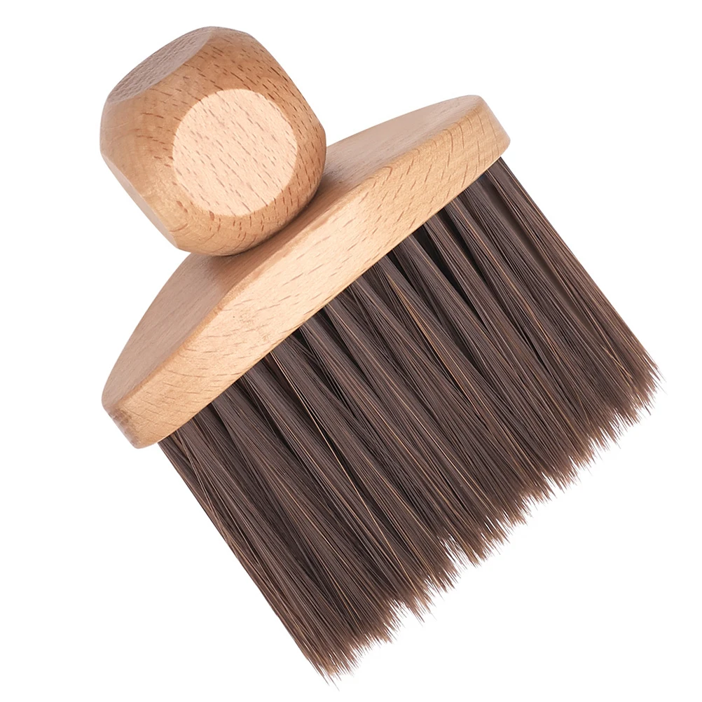 

Hair Cleaning Brush Soft Bristle Wooden H Shop Tool Neck Duster Car Broom Beard Comb Clean Hair Fragments Efficiently