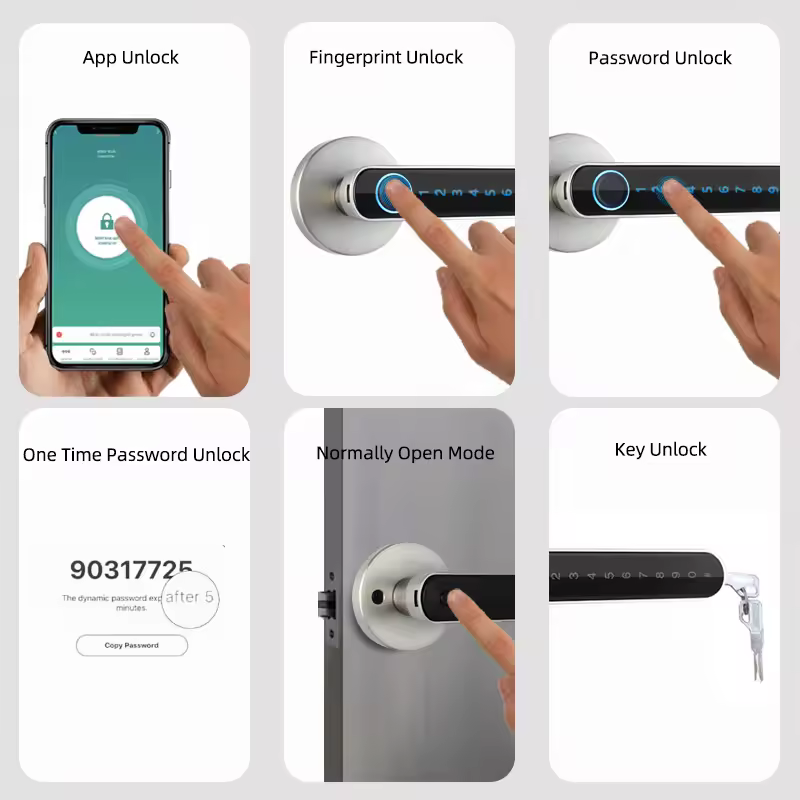 Smart Lock H6S avec empreinte digitale