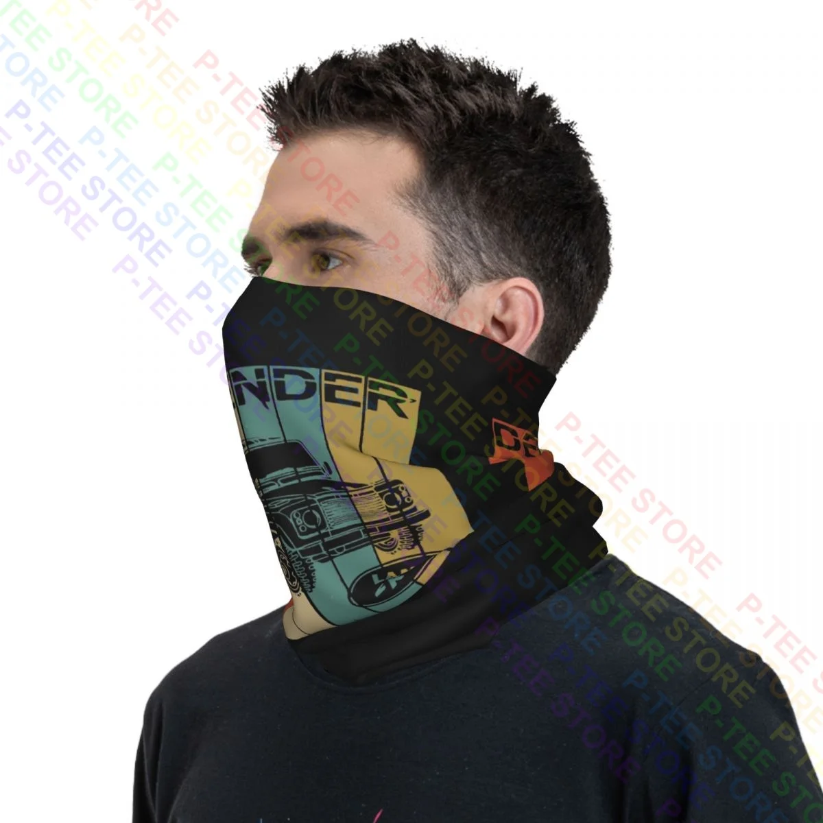 Landrover Defender 90 4X4 Off Road Suv Neck Gaiter Bandana Scarf Face Mask Summer Men Women Multifunctional