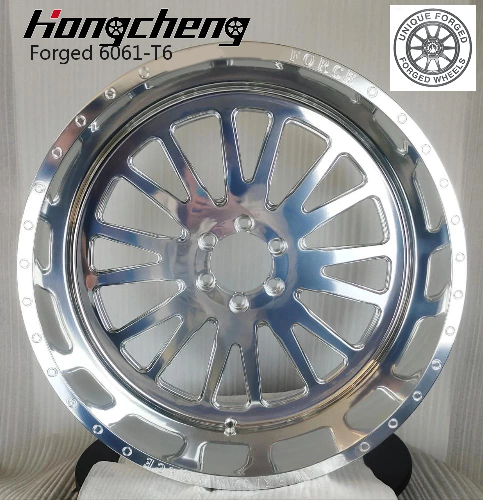 

2026 New Forged Polished Chrome Truck Wheels 20-26 Inch 6x135 6x139.7 8x180 8x170 Heavy Duty Rims