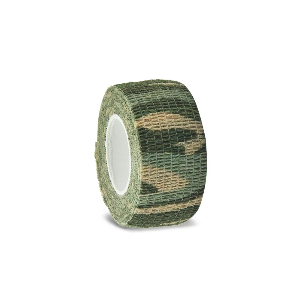 Forest Camouflage Elastic Wrap Tape Hunt Disguise Elastoplast Self Adhesive Sports Protector Knee Finger Athletic Bandage