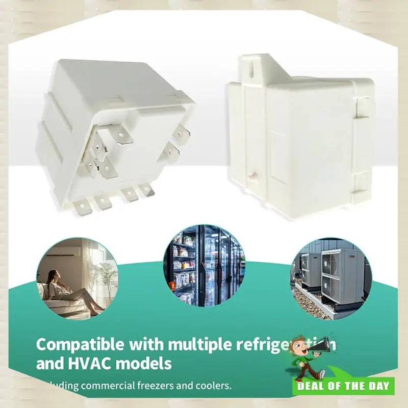 24-Hour Delivery 3X Relay Compatible With Leer 35A Potential Relay For Refrigeration, HVAC Systems - Compatible With Freezers An
