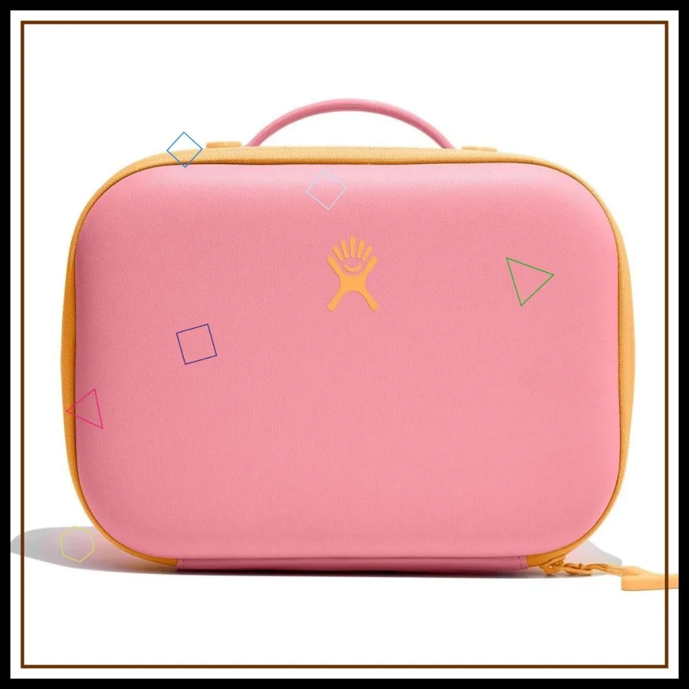 

Kids Insulated Lunch Box - Keeps Food Fresh, Easy to Clean, Durable for School & Camp in Pink