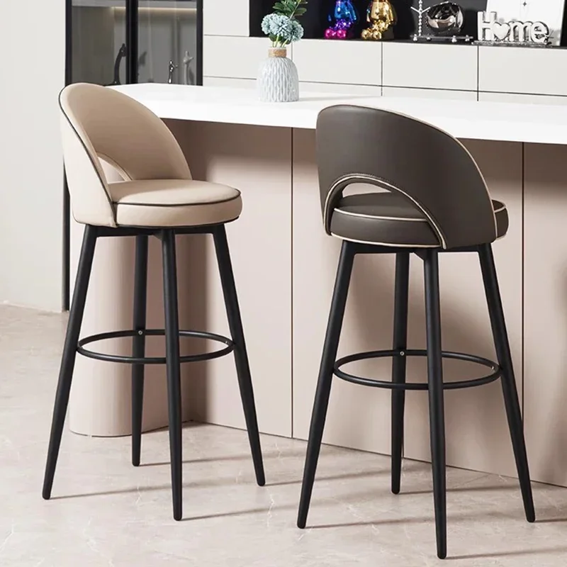 

Luxury Minimalistic Bar Chairs Modern Grey Nordic Bedroom Bar Chairs Outdoor Kitchen Taburetes Para Barra De Cocina Furniture