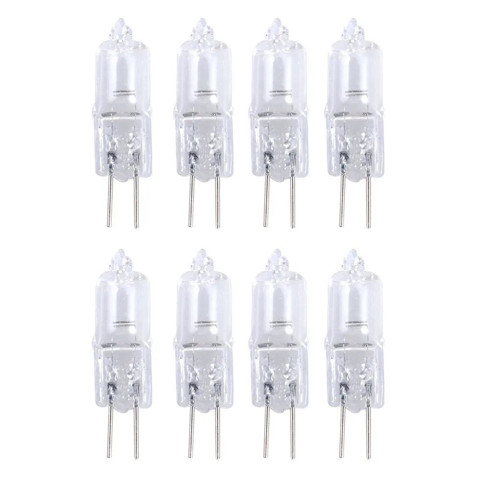 

20 pcs G4 Bulb 20W 12V Halogen Lamp Crystal Clear Small Size Durable Tungsten Filament For Cabinet Lighting Spotlight Chandelier