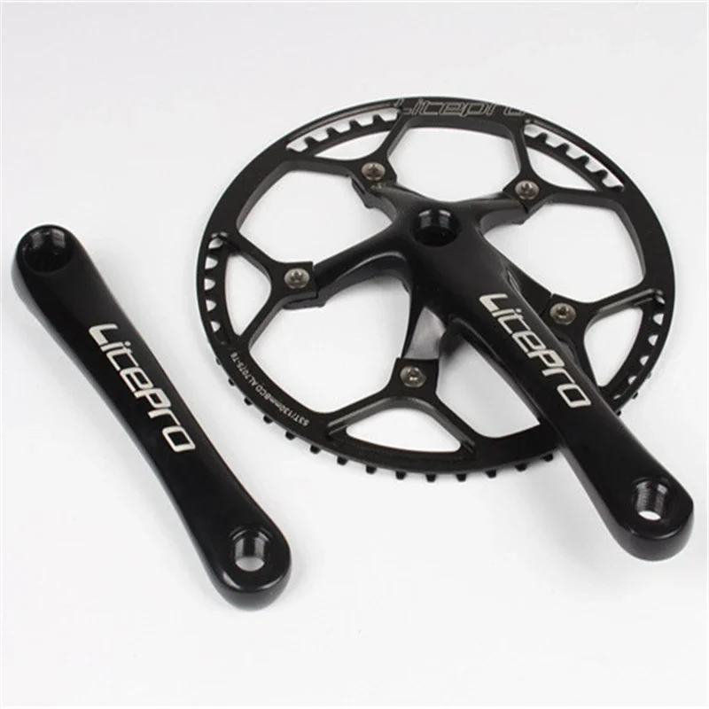 

Litepro Bicycle 130mm BCD Aluminum Alloy Chainwheel Folding Bike Crank 170mm And Chainring 45-58T