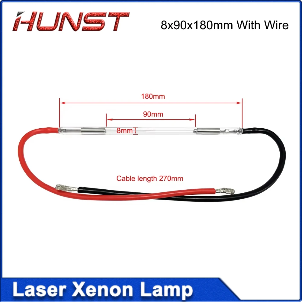 HUNST آلة لحام الليزر أداة التجميل مصباح زينون 8x90x180 مللي متر الملحقات