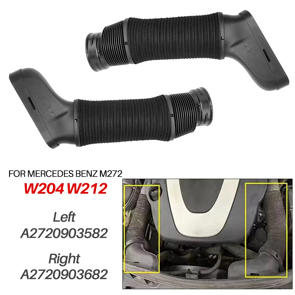 A2720903582 A2720903682 For Mercedes Benz M272 C-Class E-Class W204 W212 Air Intake Pipe Tubo Car Accessories