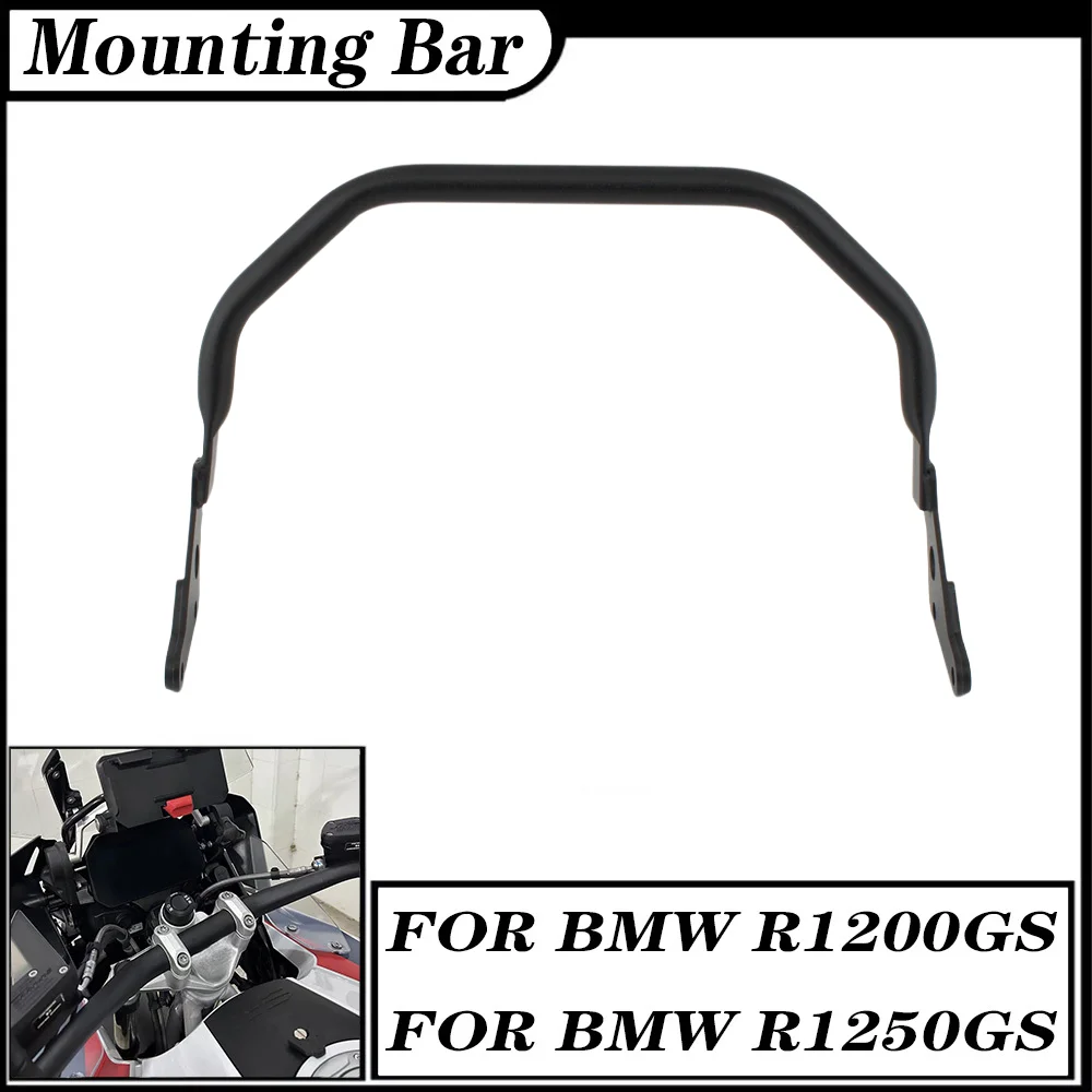 

FOR BMW R1200GS R 1200 GS R1250GS R 1250 GS ADV ADVENTURE GPS Phone Mount Navigation Bracket Iron Black 2012-2025