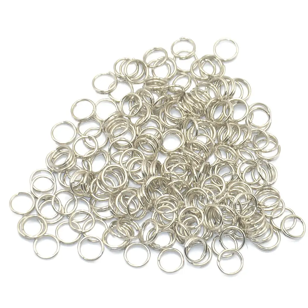 200pcs Split Rings Double Loop Jump Ring Diameter 6mm 8mm for Jewelry Making 2 Color for choice 2020 New Arrival