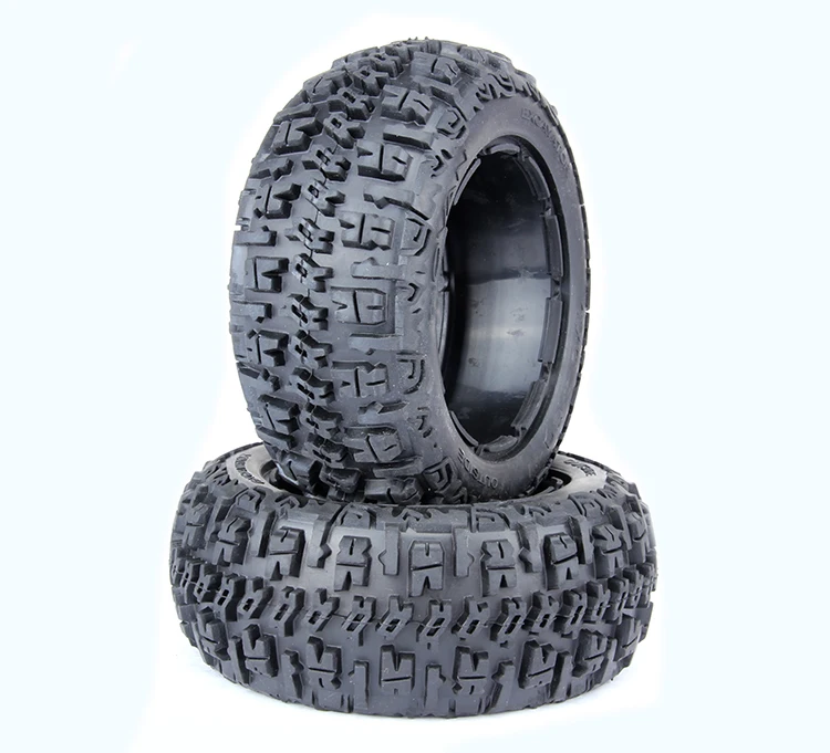 5B Upgraded Front or Rear Knobby Tire Skin Set Fit 1/5 HPI Baja 5B SS Rovan King Motor