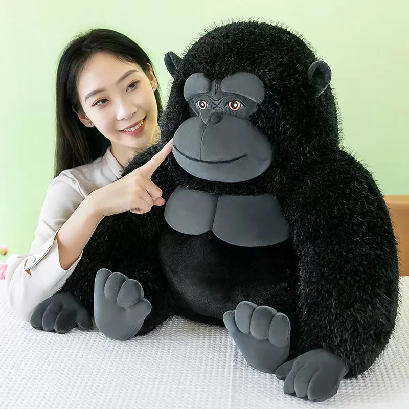 

1Pc 27-50cm Simulation Chimpanzee Plush Toys Cute Stuffed Animal Realife Muscle Monkey Doll Baby Pillow for Kids Gift Home Decor