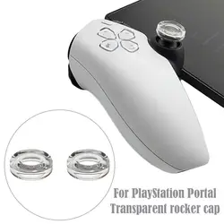 1 Pair For ps5 Portal Transparent Caps Liquid Silicone Thumb Stick Grip Cap Case For Portal Rocker Cap Cover